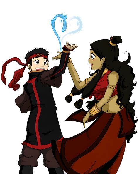 aang everyone s watching don t worry about them katara it s just you and me right now