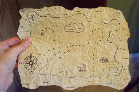 How To Make Treasure Map Paper