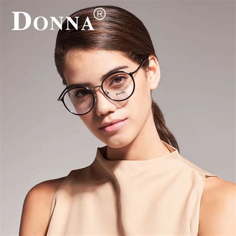 Donna Prescription Reading Eyeglasses Optical Glasses Frames Glasses Women Round Frame Dn In