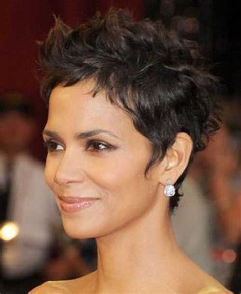 Halle Berry Short Haircuts Wavy Haircut Hot Sex Picture