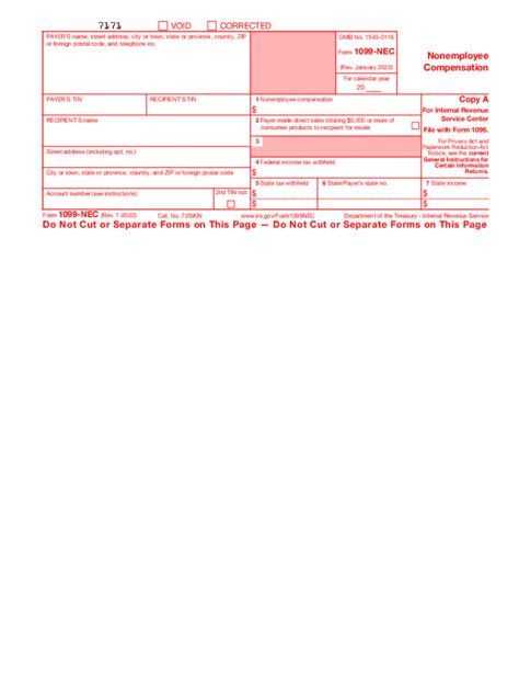 2022 Form Irs 1099 Nec Fill Online Printable Fillable Blank Pdffiller