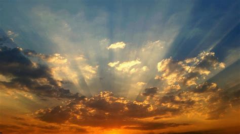 Free Photo Sun Sky Afternoon Clouds Light Rays Sunset Max Pixel