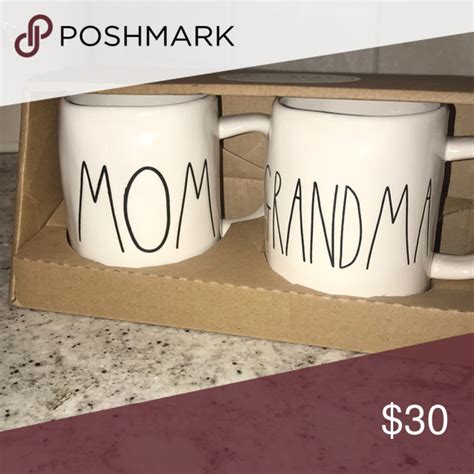 Rae Dun Mug Set “mom” And “grandma” Mugs Set Mom And Grandma Mugs