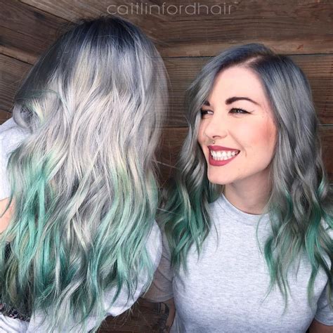 25 Green Hair Color Ideas To Rock In 2023 The Right Hairstyles Green Hair Colors Mint Green