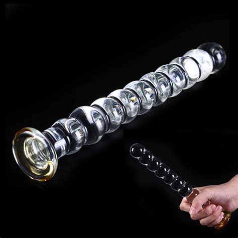 Adult Products Glass Dildo Large Dildo White Luxurious Body Massager