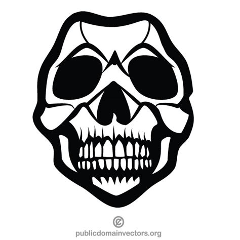 Skull Mask Royalty Free Stock Vector Clip Art