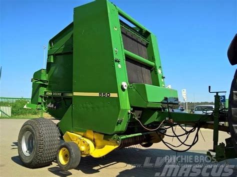 Used John Deere 550 Round Balers Year 1997 Price 7078 For Sale