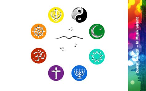 Kulturen und religionen, zwischen den religionen. Religionen - Inter-Religiöses Friedenskonzert