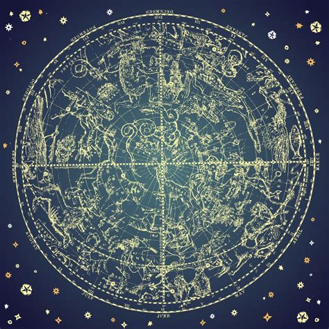 Star Map Art Constellations Map Art Print