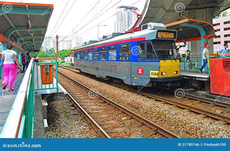 Hong Kong Light Rail Train Editorial Photo Image Of Traffic 31780746