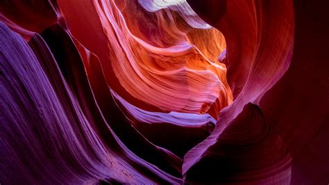 Download Wallpaper 2560x1440 Cave Rocks Canyon Abstraction