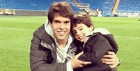 Kaká celebró la victoria con su hijo | Defensa Central