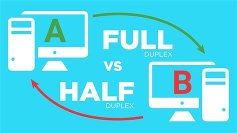 What is the difference between Half-Duplex Vs Full-Duplex in networking