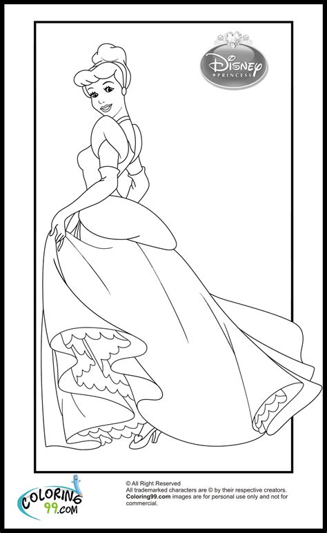 Easy to understand text, with no real issues in. Disney Princess Cinderella Coloring Pages | Minister Coloring