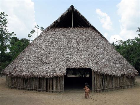 Communal Tribal Hut Meeting Hut Peru Vernacular Architecture