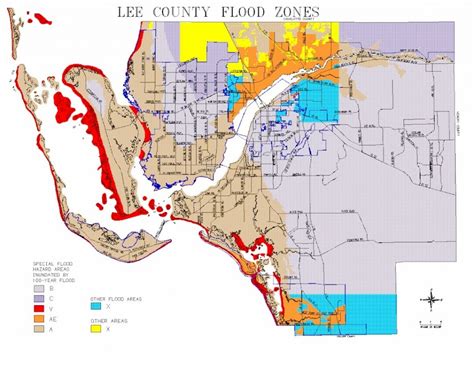 Map Of Lee County Flood Zones Map Of Lee County Florida Printable Maps