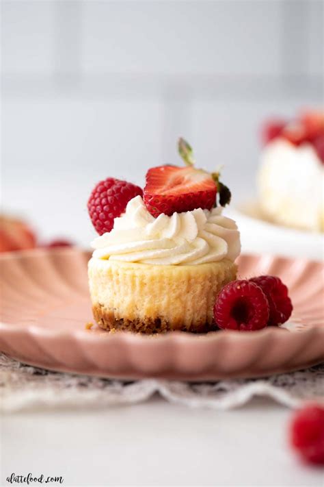 Easy Mini Cheesecakes Recipe A Latte Food