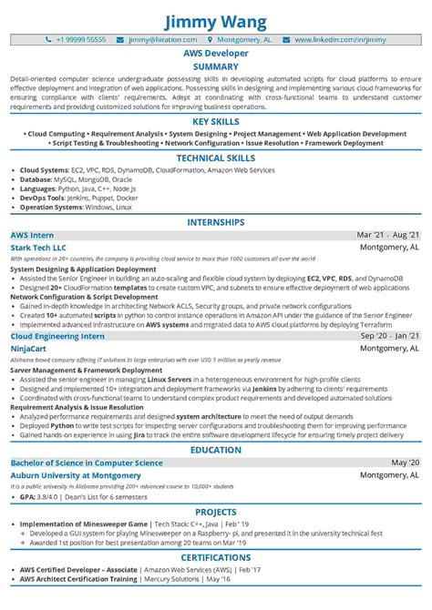 Sample Resume Aws Solution Architect Resume Example G Vrogue Co