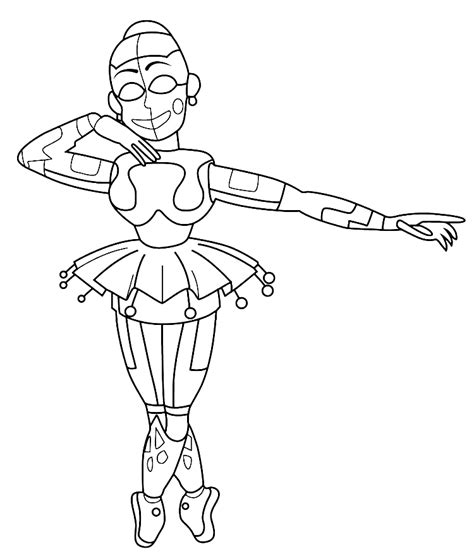 Fnaf Ballora Coloring Pages Free Printable Coloring Pages