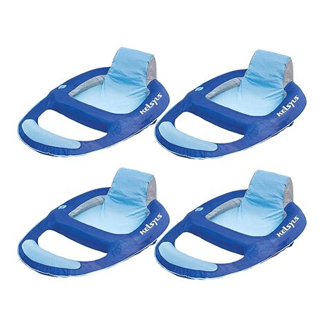 Swim Ways Kelsyus 80014 Floating Pool Lounger Inflatable Chair W Cup
