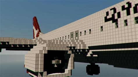 Boeing 737 Qantas Minecraft Map