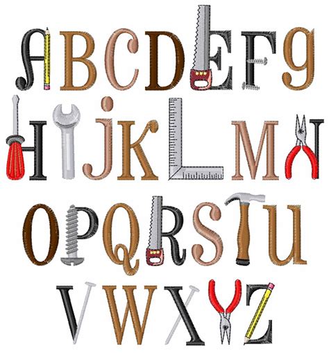 Carpenter Font By Embroidery Patterns Home Format Fonts On