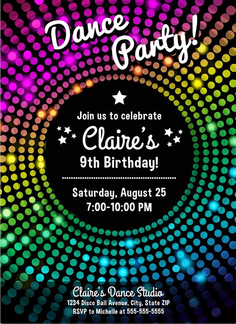 Party Invite Template Word