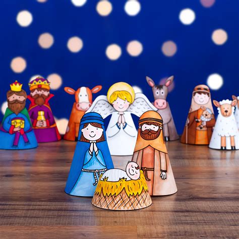 Nativity Scene Craft Printable