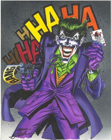 Joker Neal Adams In Anthony Nicolettis Anthonys Art Comic Art