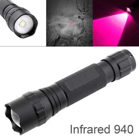 2000lm 502b Mini Led Flashlight Infrared Ir 940nm Night Vision Zoom