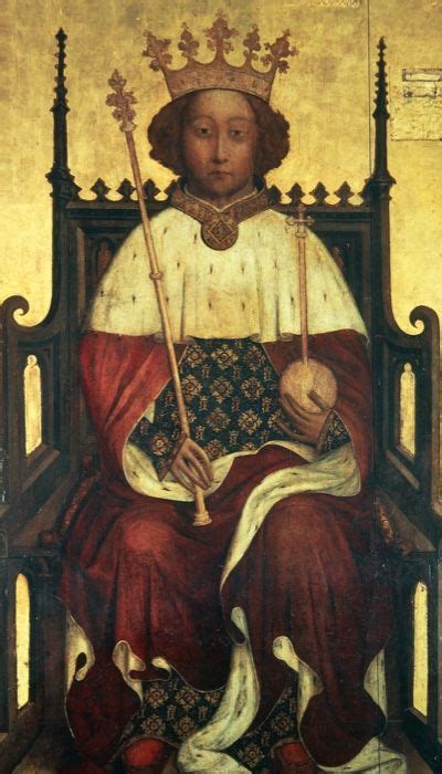 King Richard Ii Of England Son Of The Black Prince And Joan Of Kent