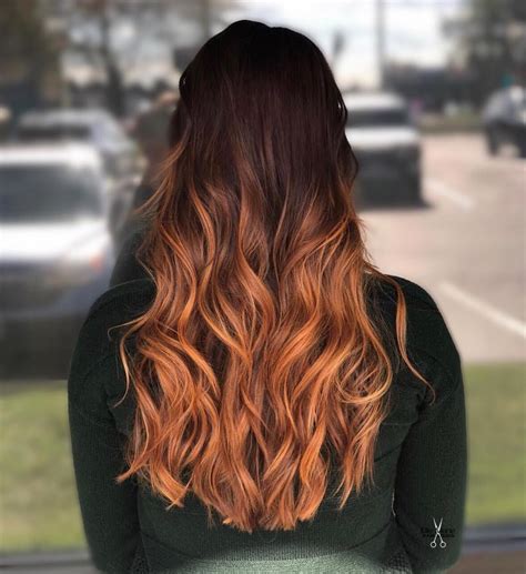 Fall Copper Balayage Created By Megan Ellemariemegan At Our Mill Creek Location Vote