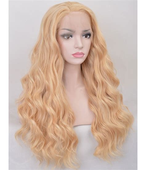 Light Peach Blonde Lace Front Wig | Lace Front Wigs UK | Star Style Wigs