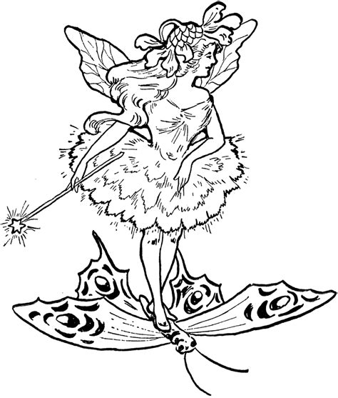 Vintage Butterfly Fairy Image Pretty The Graphics Fairy