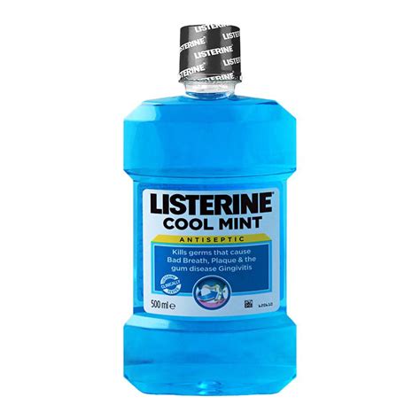 Order Listerine Cool Mint Antiseptic Mouthwash 500ml Online At Best