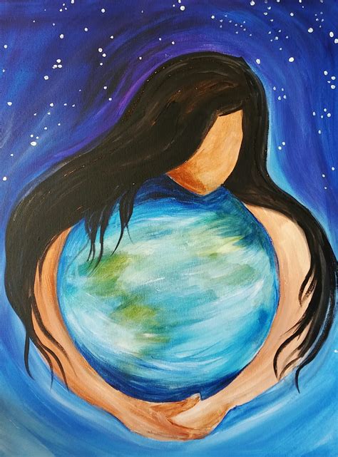Mother Earth Painting At Explore Collection Of