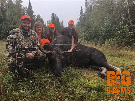 Moose Hunting Big Booms Northern Maine Adventures