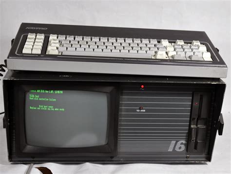 Vintage 1980s Retro Kaypro 16 Portable 8088 Ms Dos Computer Computer