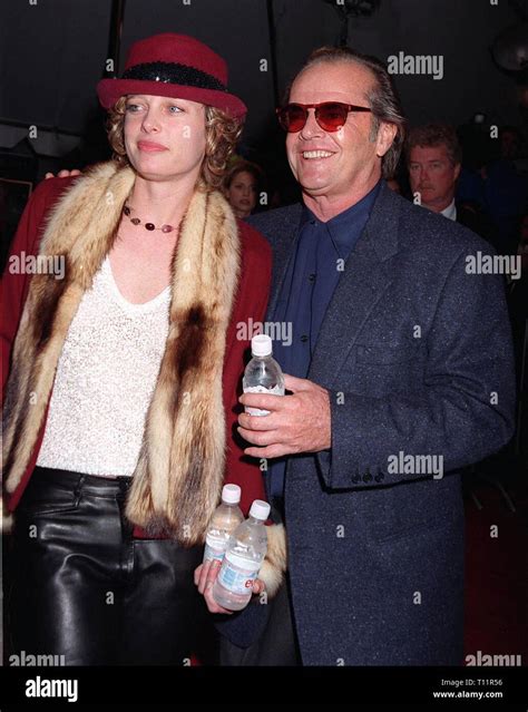 Los Angeles Ca December 06 1997 Actor Jack Nicholson And Girlfriend Rebecca Broussard At The