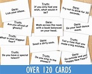 Truth or Dare Printable Game for Kids - Etsy