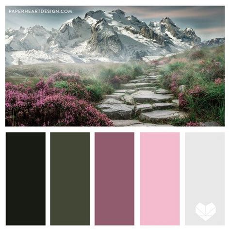 Color Palette Pretty In Pink — Paper Heart Design Color Palette