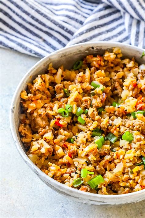 I substitute ground turkey all the time and in the past year created many different delicious ground turkey recipes. Easy Keto Turkey Fried Rice Recipe - Sweet Cs Designs