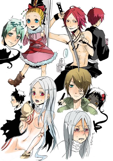 Genkaku Daida Hibana Sakigami Toto Shiro Deadman Wonderland Takami Minatsuki Takami Yoh