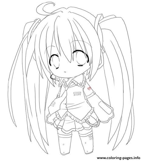 39 Printable Chibi Anime Coloring Pages