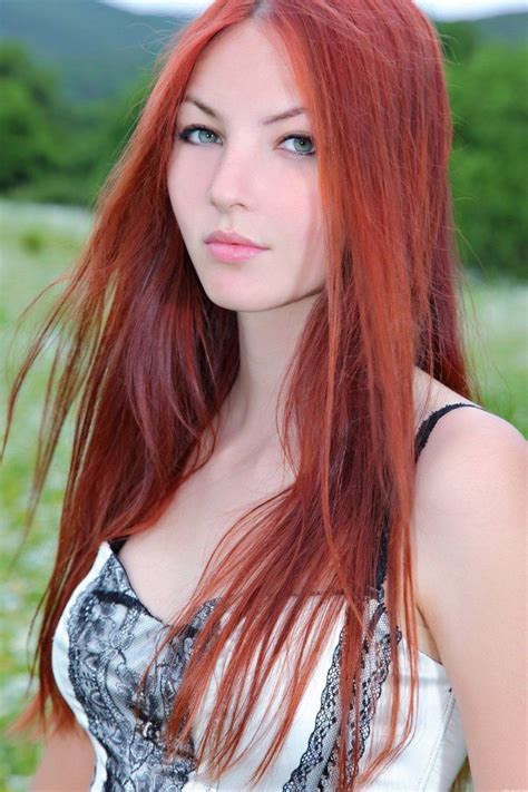on deviantart beautiful redhead redhead beauty long hair women