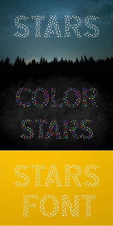 Color Stars Font 893540 Svg Color Font Bundles Colour Star