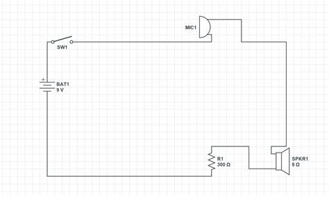 Electronic Simple Microphone Speaker Circuit Valuable Tech Notes