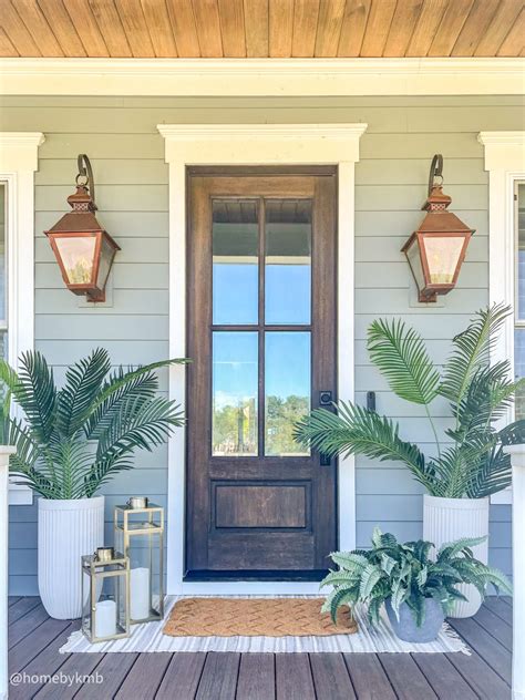 A Coastal Farmhouse Front Porch Home By Kmb