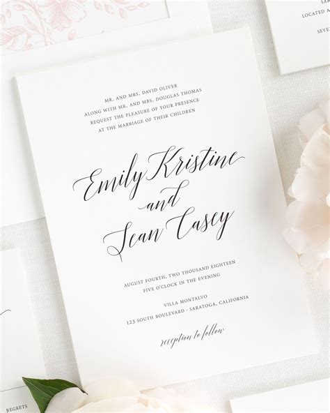 Catholic Wedding Invitations Formal Wedding Invitation Wording Luxury