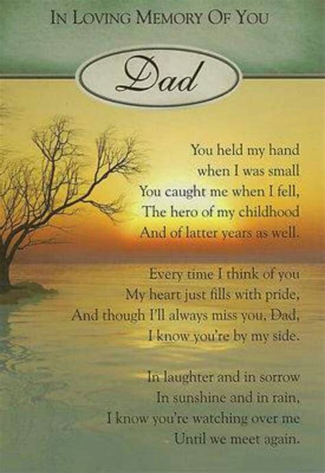 In Loving Memory Of Dad Grief Pinterest
